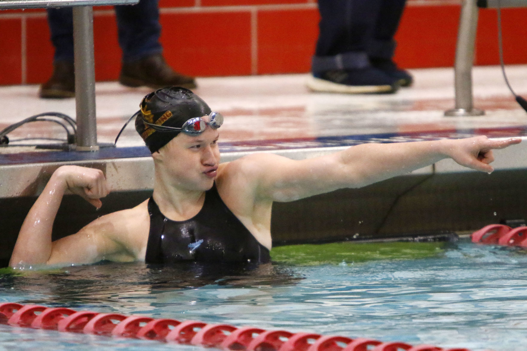 Veronika Ozimek, Chesterton, swimming